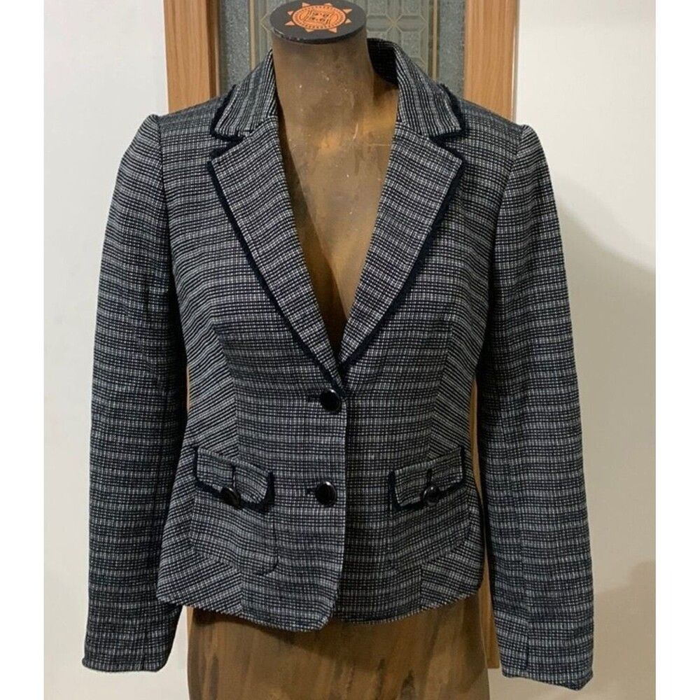 The Limited Collection Jacket XS Black White Career Office Blazer